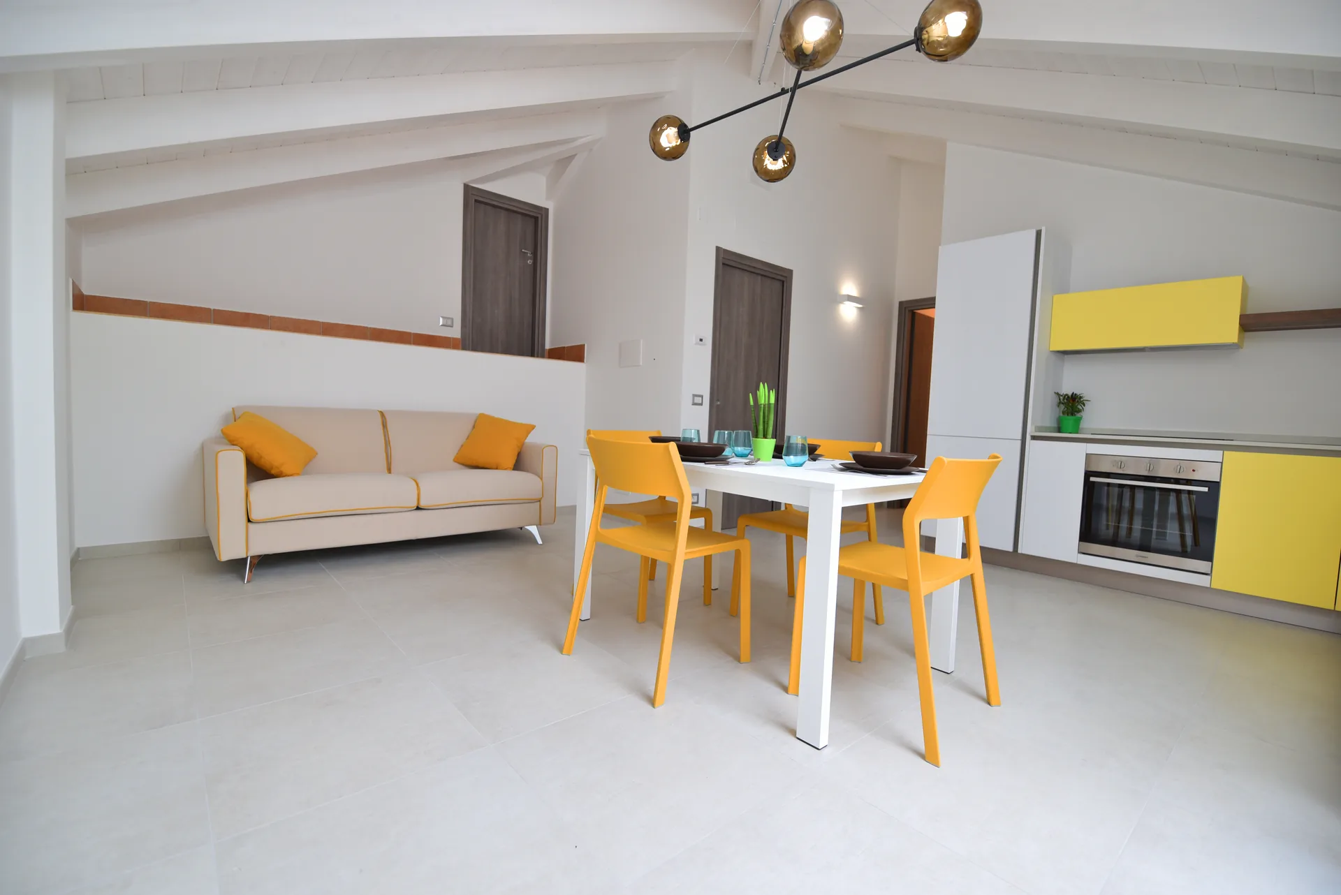 Área de día del apartamento